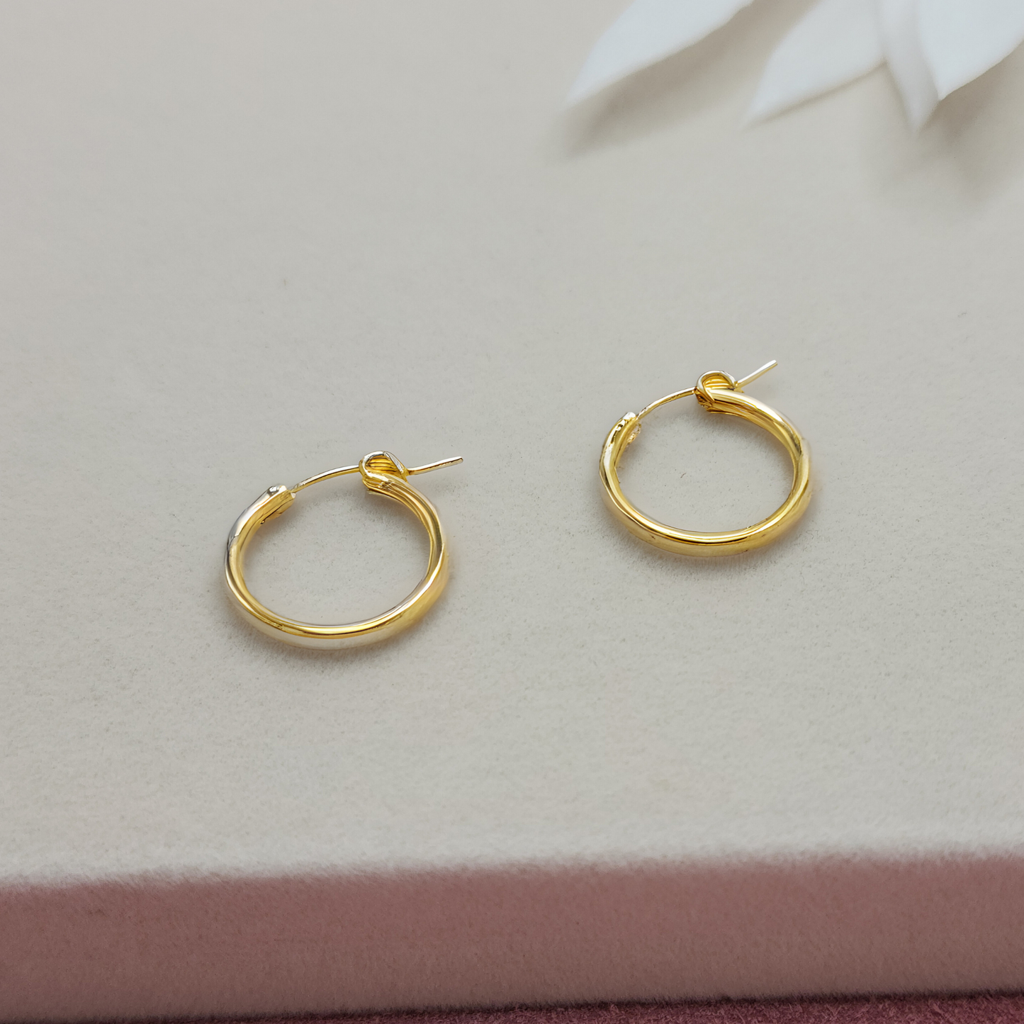 Thick Hoop Earrings