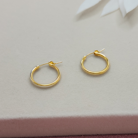 Thick Hoop Earrings