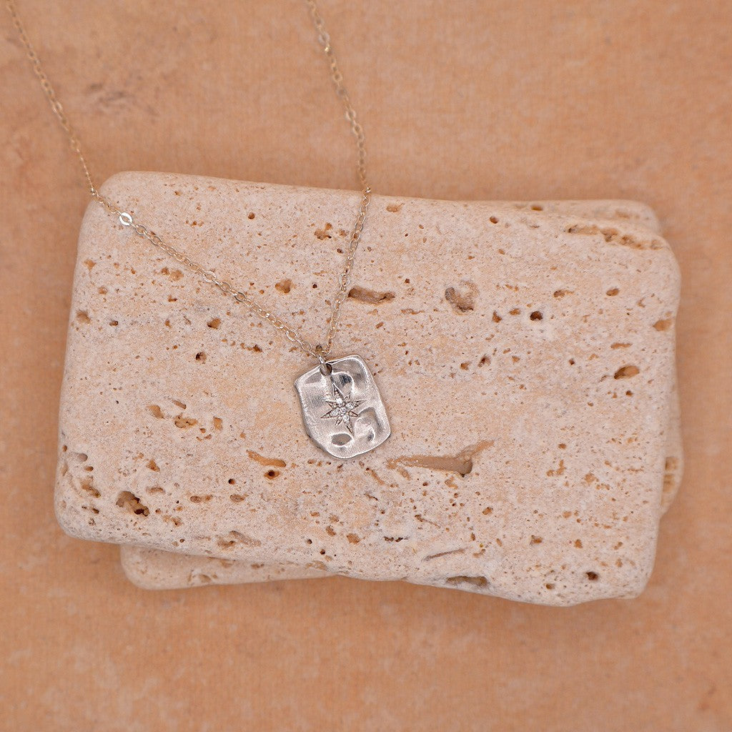 Rectangle Starburst Necklace