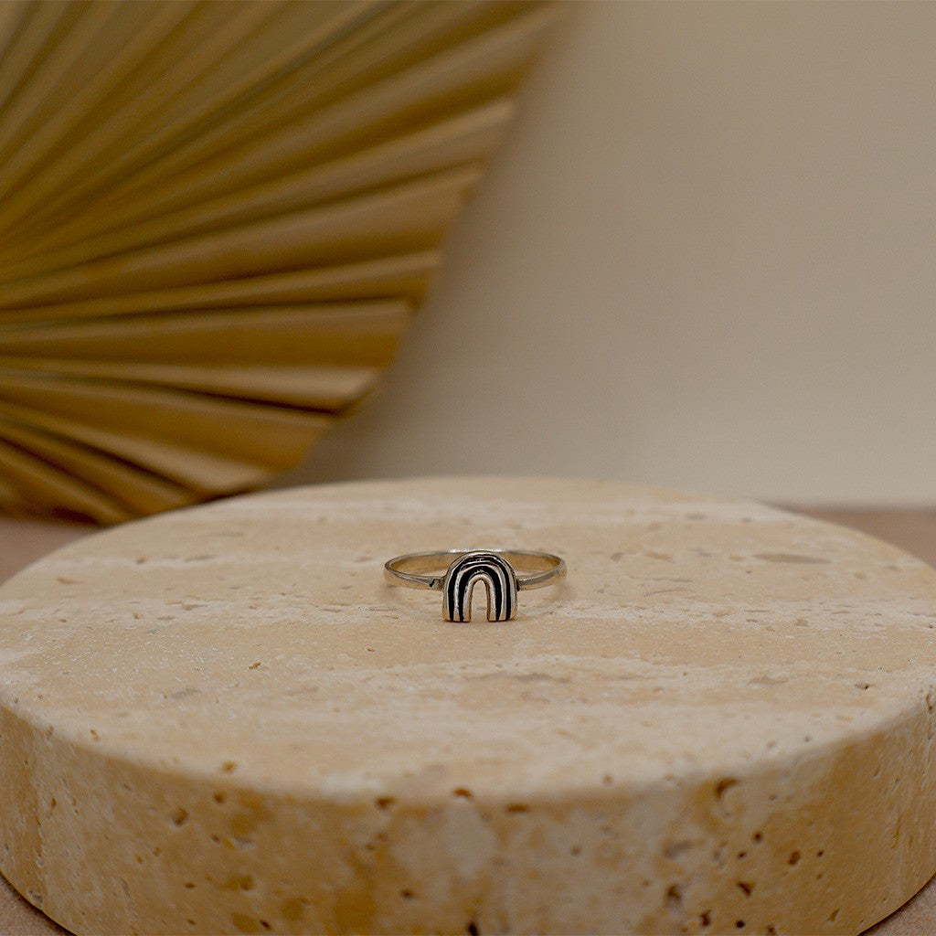 Rainbow Ring - Sterling Silver