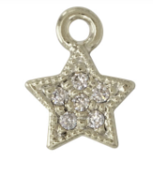 Star with CZ Dangle