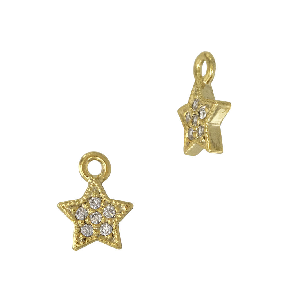CZ Star Charm