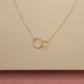 Double Circle Necklace