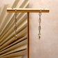 Disc Drop Earrings
