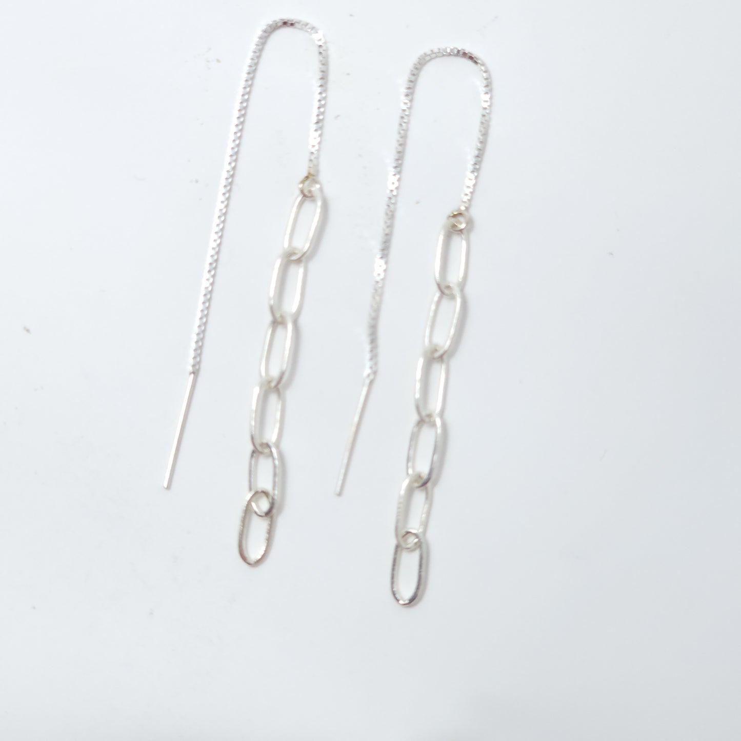 Lux Link Threader Earrings