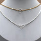Fuzed Herkimer Diamond Necklace
