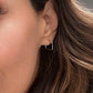 Square Hoop Stud Earrings - Hypoallergenic, Waterproof