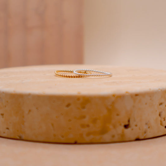 Twisted Stacking Ring
