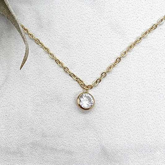 Flicker Solitaire Necklace